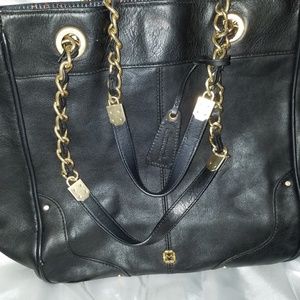 Monet Black Leather Purse